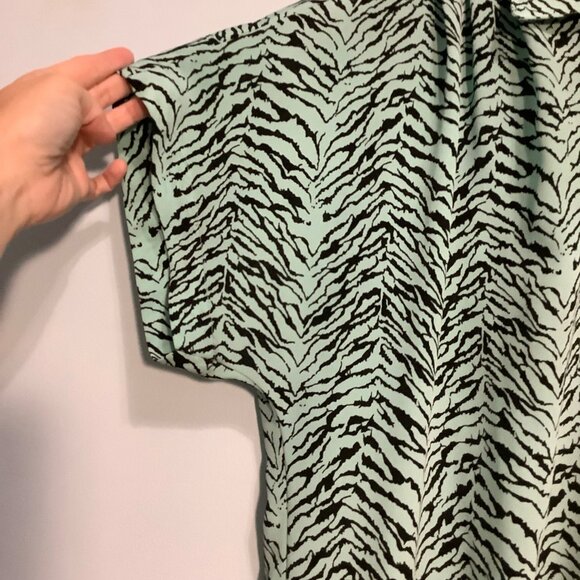 🖤 Vintage 80s Women’s Top – Size M/L – Shoulder Pads 🖤 - Picture 8 of 9